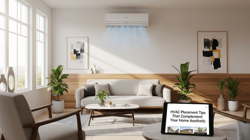 HVAC Placement Tips That Complement Your Home Aesthetic