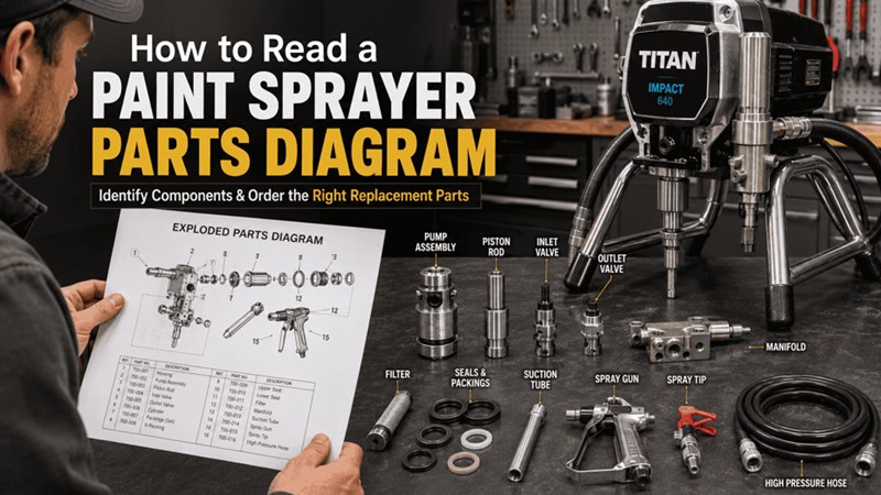 How to Read a Paint Sprayer Parts Diagram